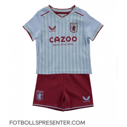 Aston Villa Bortatröja Barn 2022-23 Kortärmad (+ korta byxor)